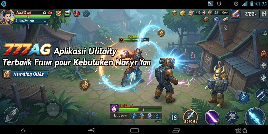 Screenshot aplikasi 777AG yang menampilkan fitur manajemen waktu.
