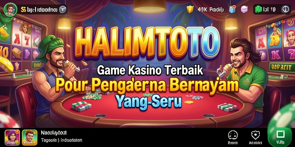 Tampilan gameplay menarik dan seru di HALIMTOTO.