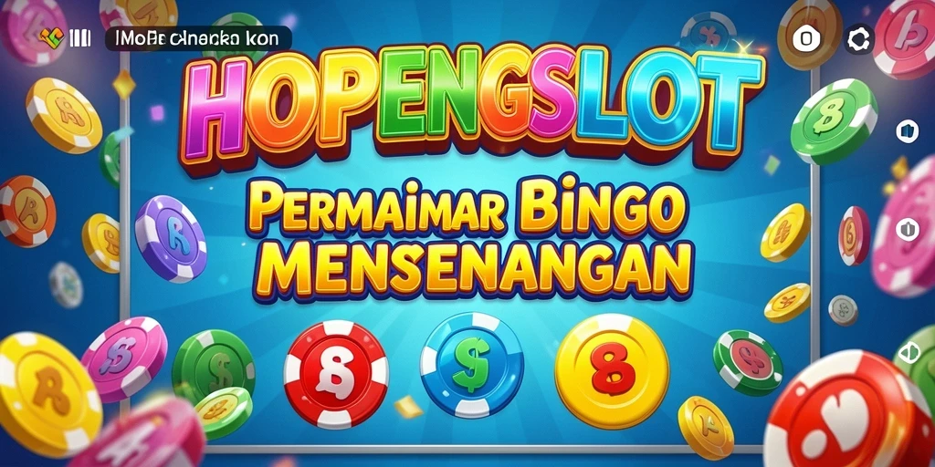 Tampilan menarik dari gameplay Bingo HOPENGSLOT.