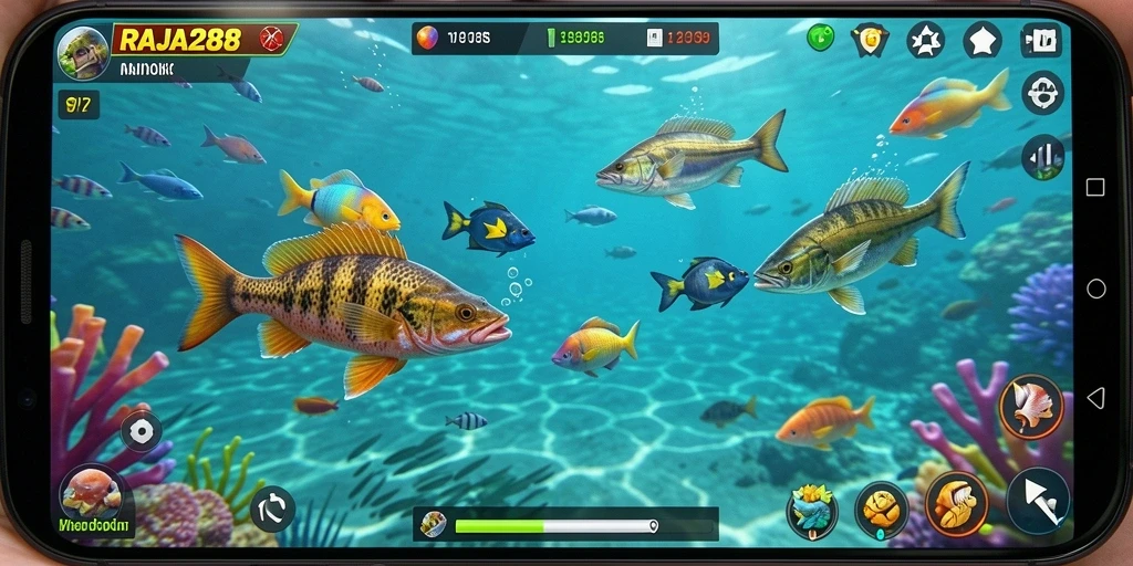 Gameplay RAJA288 menembak ikan yang memikat dan seru.