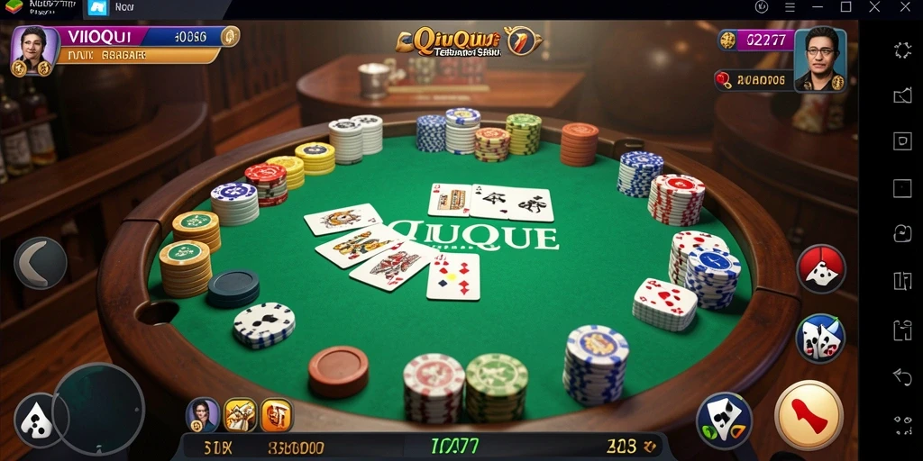Screenshot gameplay VIO77 menampilkan keseruan bermain QiuQiu.